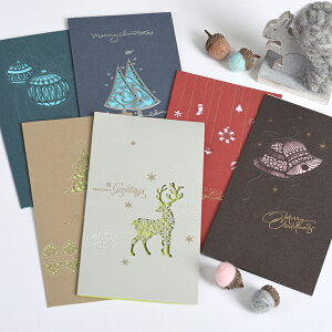 伊和諾創意商務禮品圣誕賀卡卡片鏤花雕刻復古晶鉆剪紙圣誕卡1801