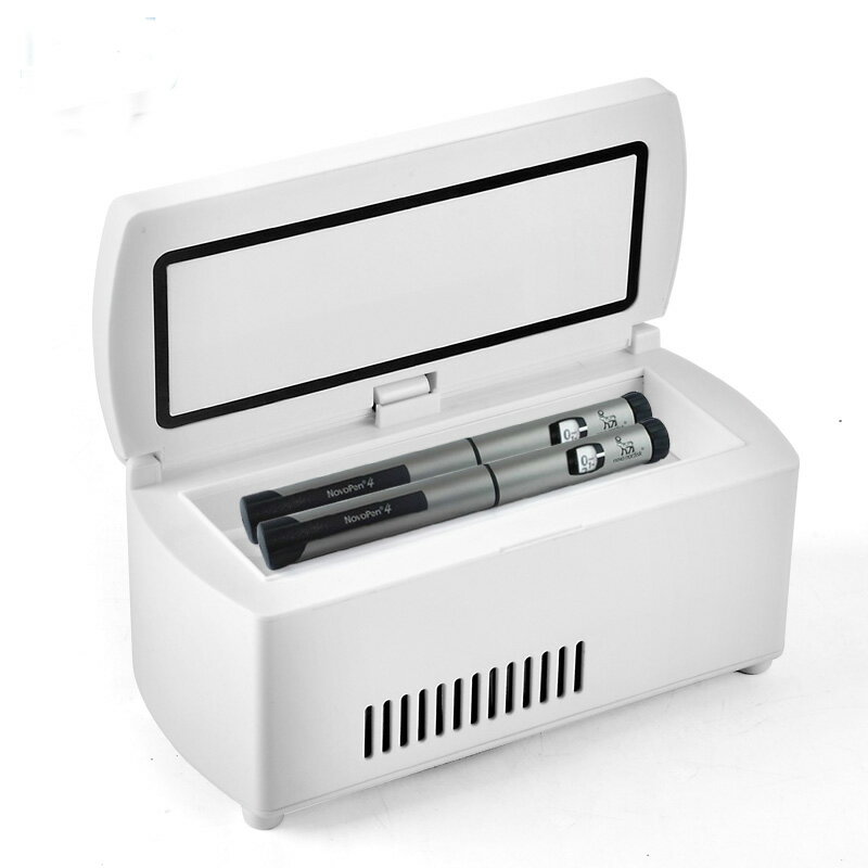 疫苗胰島素冷藏盒便攜迷你小冰箱干擾素疫苗冷藏保溫箱包車載充電 全館免運