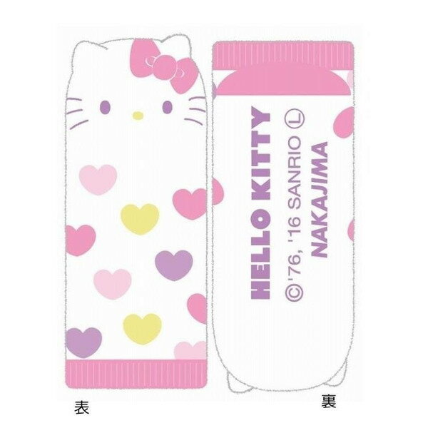 Hello Kitty短襪(23-24cm)，大人/小孩短襪/船型襪/sanrio卡通/襪子，X射線【C093929】