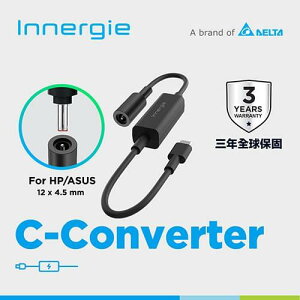 【最高22%回饋 5000點】台達Innergie C-Converter【ASUS&HP】Tip對USB-C 充電連接器/轉換器