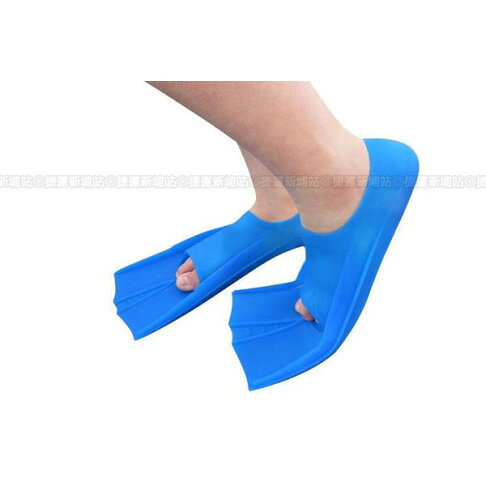 套腳式矽膠浮潛水蛙蹼鞋 M號戶外水上運動鴨掌短蛙鞋腳蹼游泳訓練輔助器具裝備 2