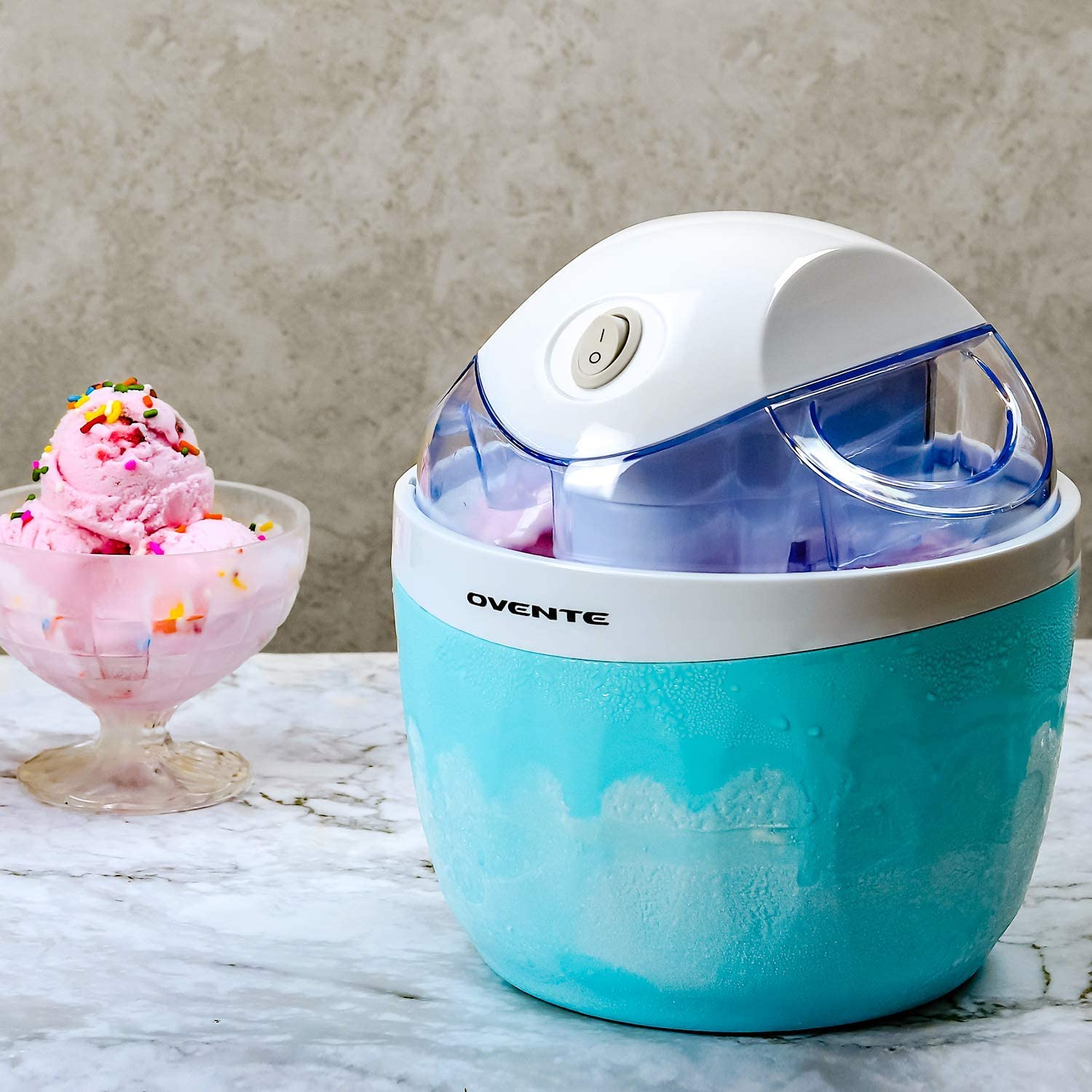 Supersaver: Ovente Electric Ice Cream Maker 1 Liter, 15 Watts Sorbet ...