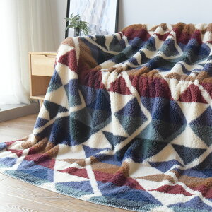 原單秋冬季新品 羊羔絨厚實柔軟雙層復合保暖毛毯