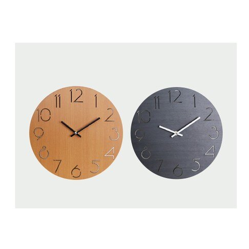 北歐簡約時鐘、時鐘丶客廳掛鐘、靜音木質掛鐘錶