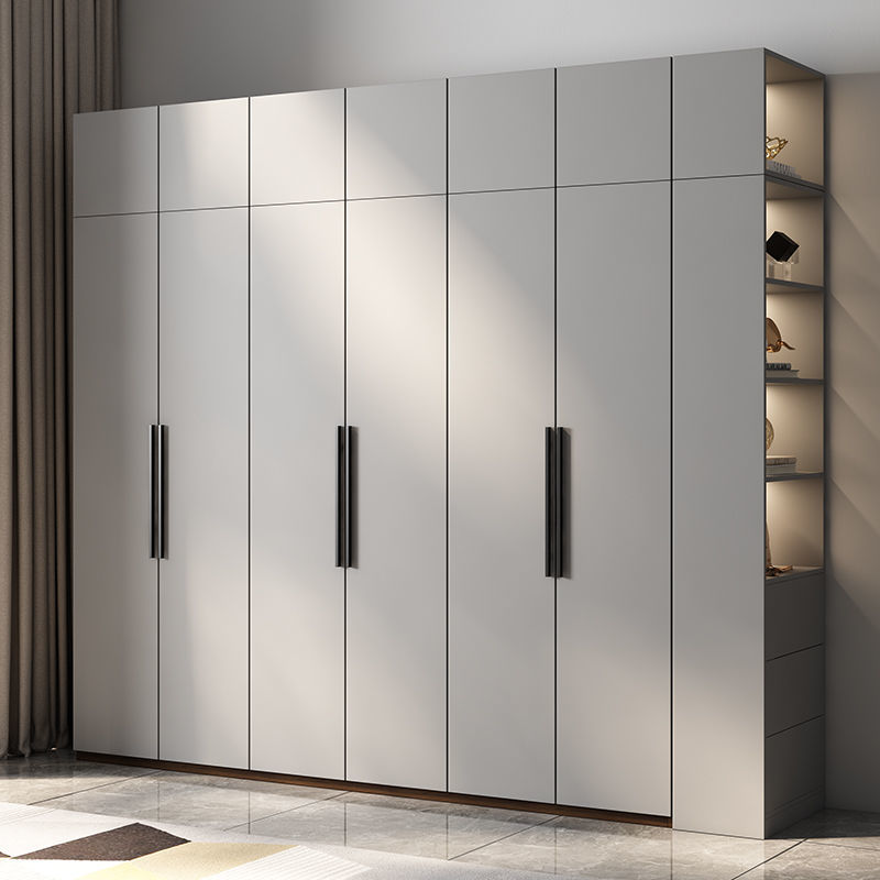 簡約現代衣柜家用臥室儲物收納四五六八門衣櫥柜子環保新款大衣柜