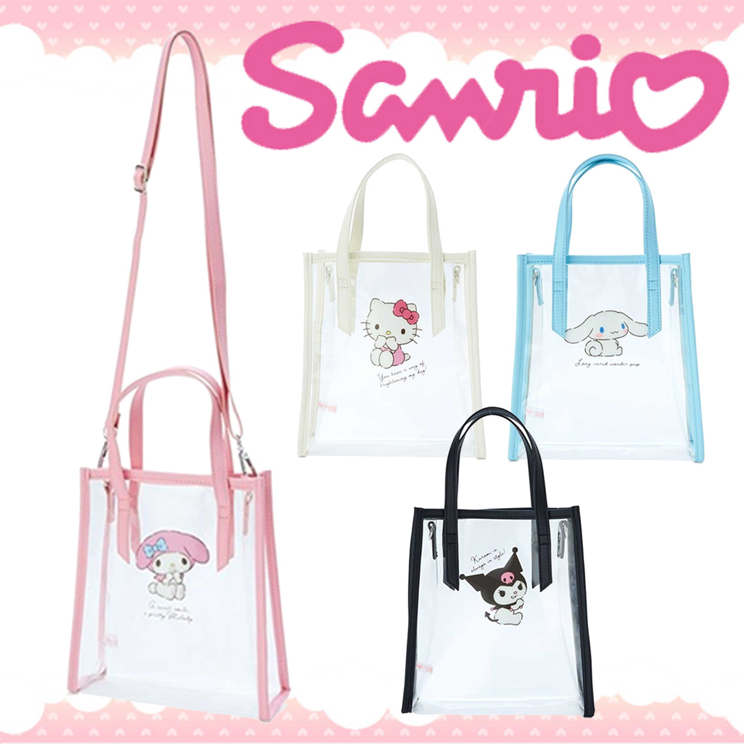 透明手提斜背包-三麗鷗 Sanrio 日本進口正版授權