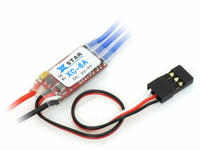 XC-6A車用車模微型車模無刷電調雙向電調帶剎車星穹XC-6A 12mm