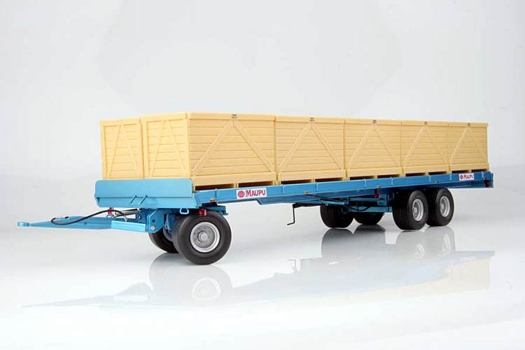 MAUPU PLATEAU 金屬拖斗大型貨車拖板合金農用車模型法國REP 1:32