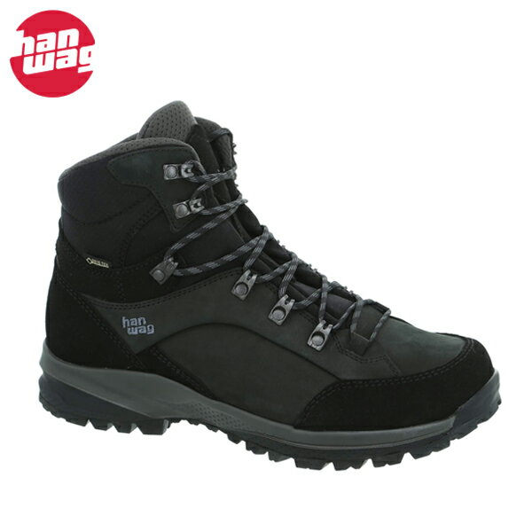 ├登山樂┤德國 Hanwag Banks SF Extra GTX 中筒登山鞋 男 黑/瀝青灰 # HW203100-12064