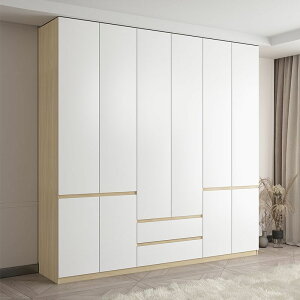 實木多層板2022新款大衣柜現代簡約家用臥室組合組裝收納成品柜子