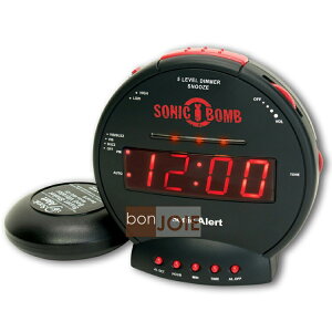 美國進口 Sonic Alert SBB500SS 震動鬧鐘 (含振動器)(全新盒裝) Bomb Boom 音波炸彈 鬧鈴 靜音 提醒器