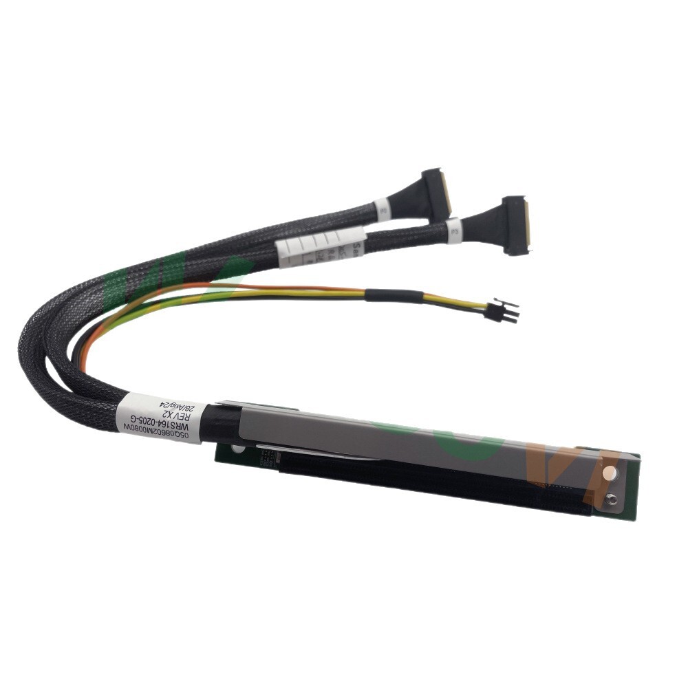 PCIe5.0雙MCIO顯卡轉接線32GT/s伺服器AI算力定製PCI-E16X延長線【宜家良品百貨】