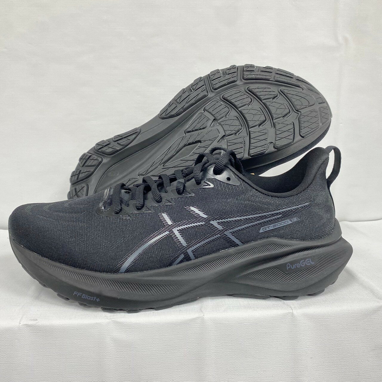 Asics 亞瑟士 男款慢跑鞋 GT-2000 13 4E寬楦 支撐型 回彈 緩震 全黑 1011B863-002 大自在