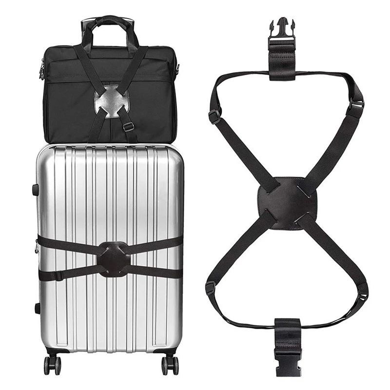 多功能行李打包帶旅行箱防脫落彈力松緊繩子捆綁帶行李箱包固定帶