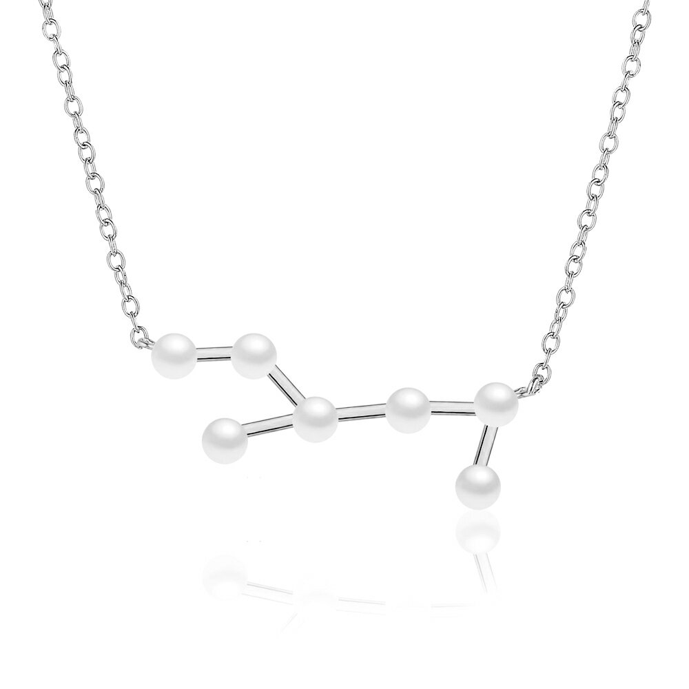 大東山珠寶 天然淡水珍珠項鍊 12星座 星願系列 處女座 925純銀鍍玫瑰金 生日禮物 3