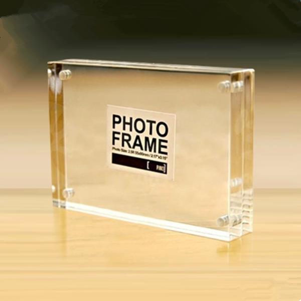 亞克力相框擺臺6812寸強磁透明水晶玻璃臺卡簡約A4證書獎狀框定制