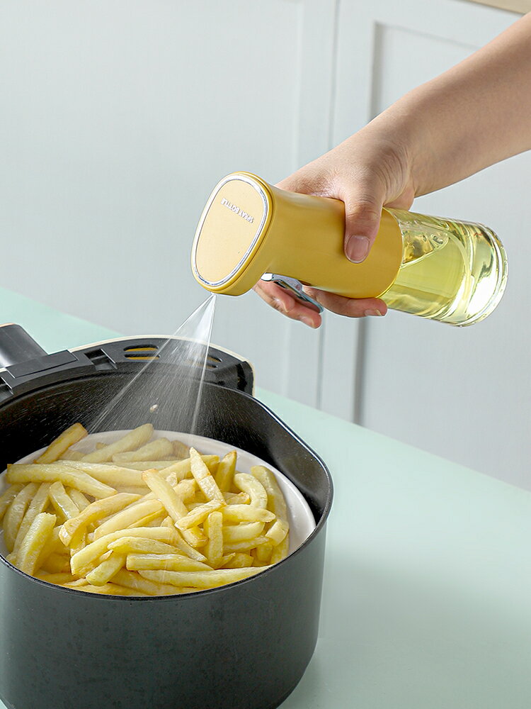 onlycook廚房按壓噴油壺調味瓶罐家用空氣炸鍋噴油瓶噴霧化噴霧瓶【淘夢屋】