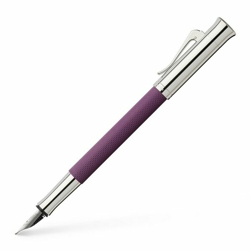 【Graf Von Faber-Castell】繩紋飾 藍紫色 V145261 鋼筆 筆尖F /支