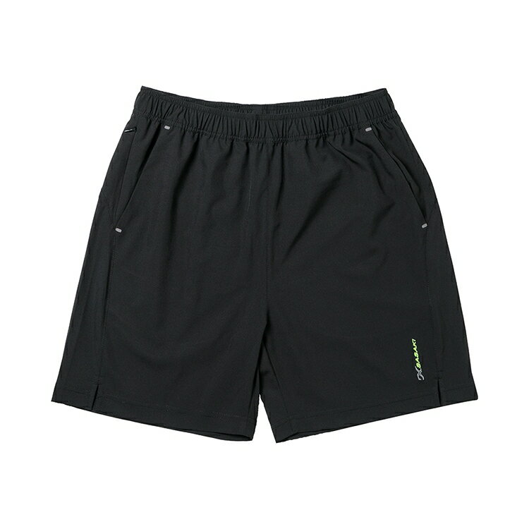 【SASAKI】SASAKI 抗UV反光彈力網球短褲 -670009 黑綠色