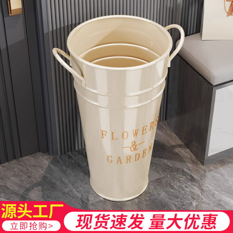 【含稅/免運】 雨傘收納架家用入戶門口玄關放傘神器裝傘桶鐵藝醒花桶玄關收傘桶