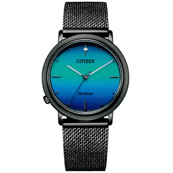 CITIZEN 星辰 L系列 EM1005-42L 代言人廣告款 光動能針織帶腕錶構造色面/黑34mm｜樂天全館特惠中★指定刷卡回饋10%