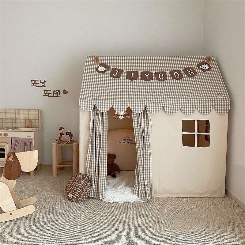 韓國ins兒童帳篷室內游戲屋公主城堡寶寶房子玩具男女孩分床神器 夏洛特居家名品