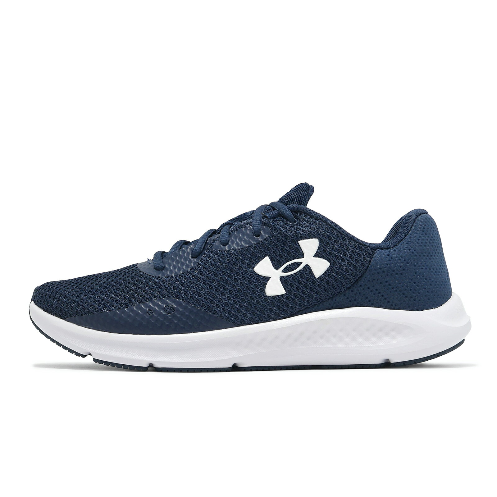 Under Armour UA 慢跑鞋 Charged Pursuit 3 男鞋 藍 白 運動鞋 UA 3024878401