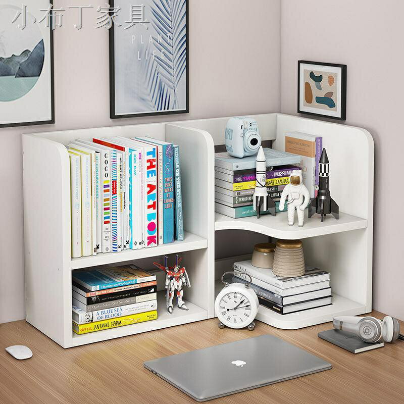 ₪◎✐桌上書架學生宿舍創意小書架辦公室桌面收納架置物架多層簡易書架