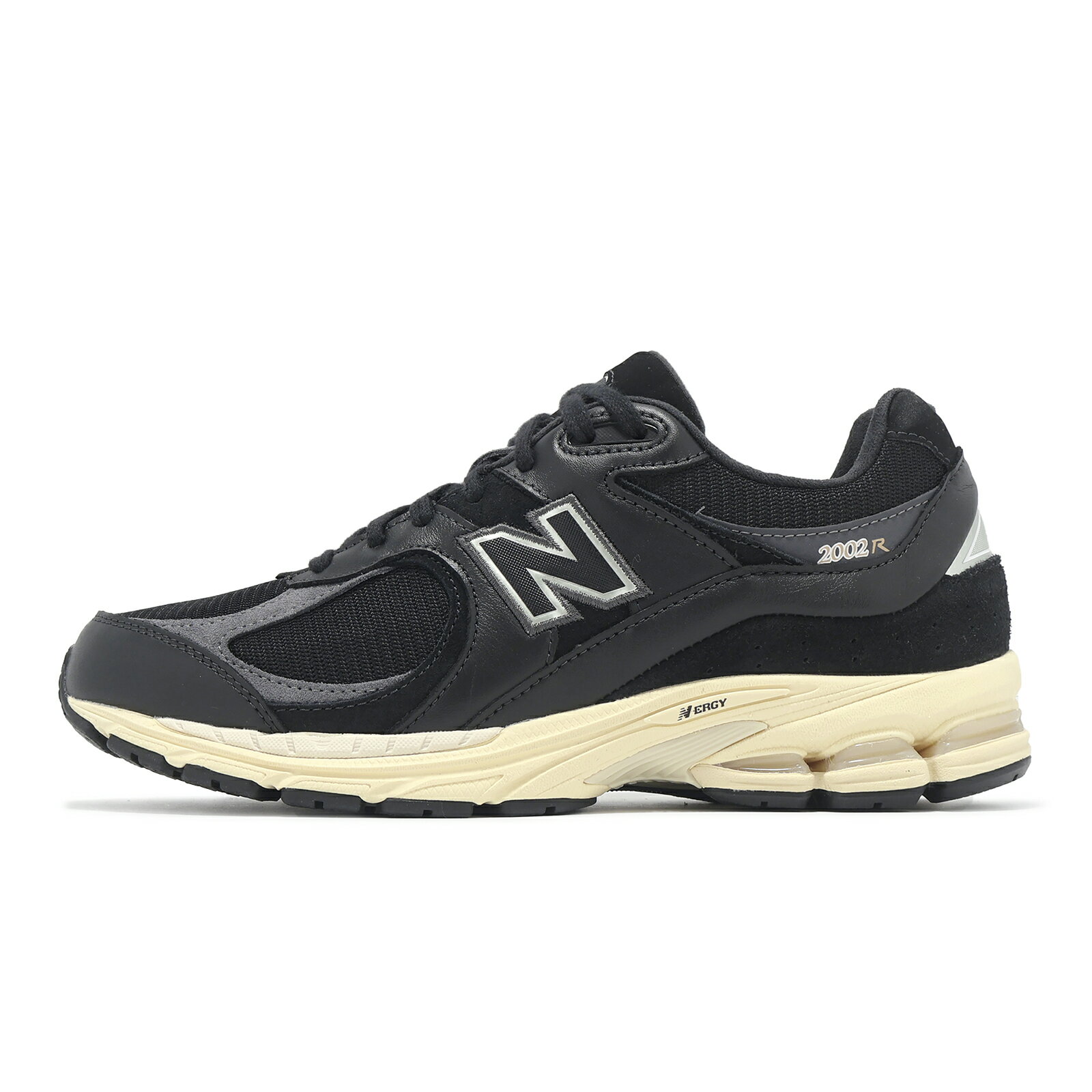 New Balance NB 休閒鞋 2002R 男鞋 女鞋 黑 米白 麂皮 拼接 緩衝 千禧跑鞋 情侶鞋 NB