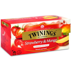 【Twinings】唐寧茶 草莓芒果茶(2gx25入)【無咖啡因】