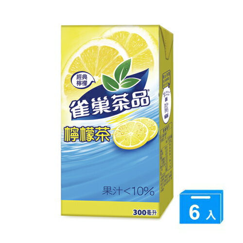 雀巢茶品檸檬茶300ml*6入【愛買】
