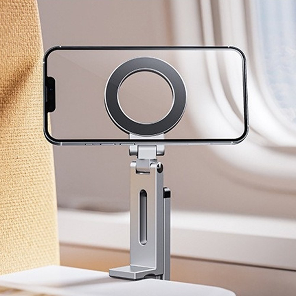magsafe 旅行 磁吸支架 錄影 手機支架 可折疊 便攜式 鋁合金支架 三腳架 手機支撐架 直播 手機配件191