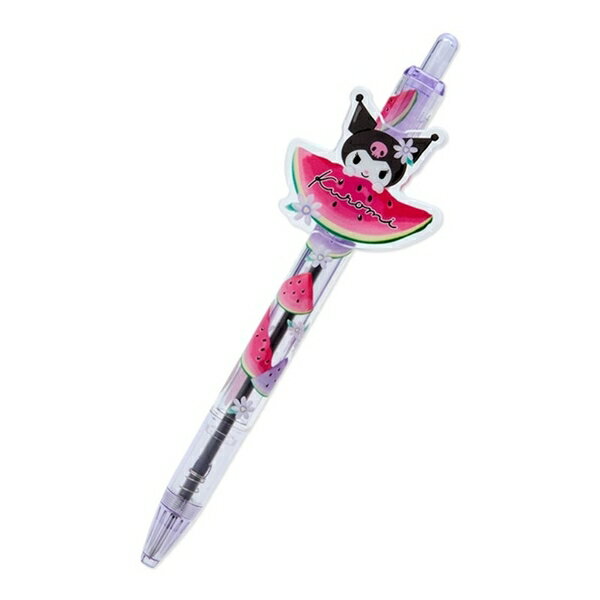 【震撼精品百貨】酷洛米 Kuromi~Sanrio 日本SANRIO三麗鷗 酷洛米造型原子筆0.5mm黑(西瓜夏日水果)*29094