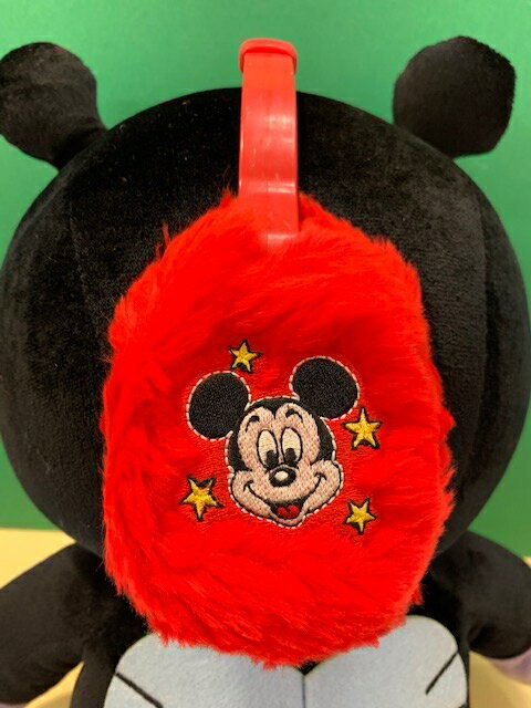 【震撼精品百貨】米奇/米妮 Micky Mouse 迪士尼 DISNEY-保暖耳罩-紅#45295 震撼日式精品百貨
