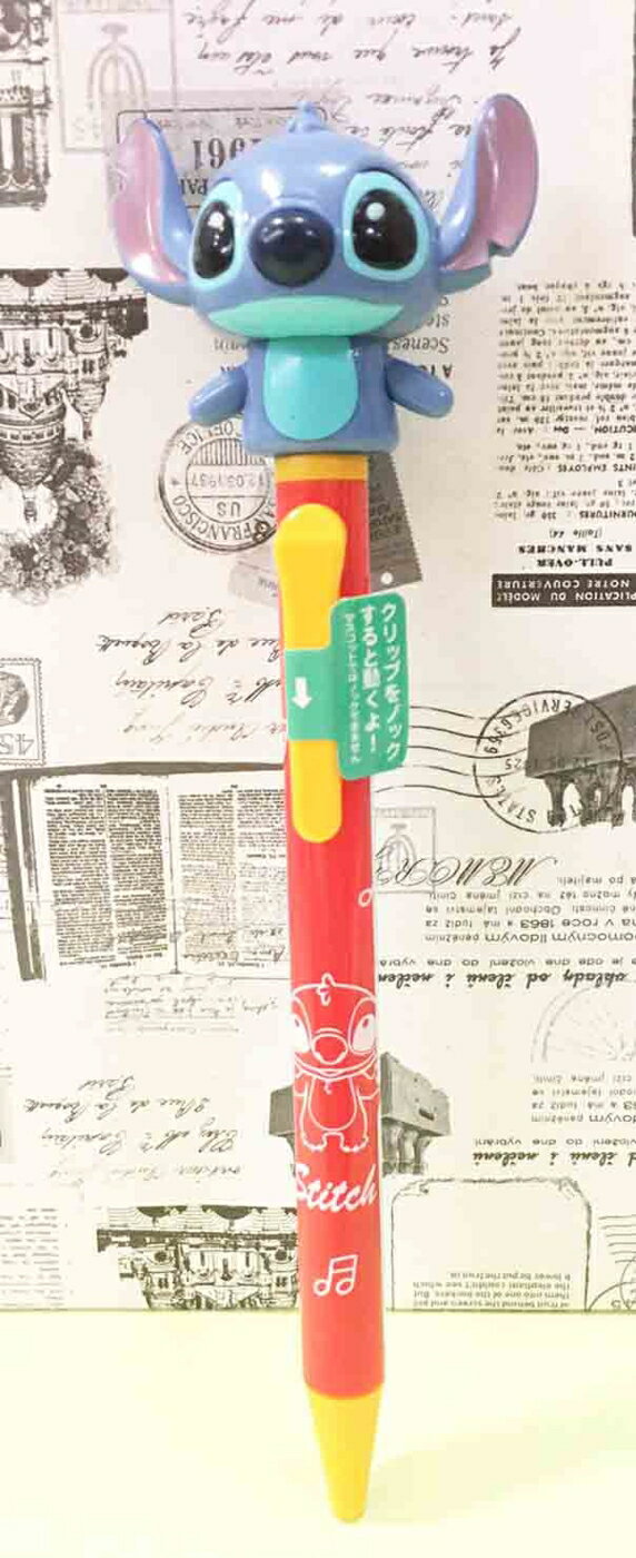 【震撼精品百貨】stitch 星際寶貝史迪奇 造型原子筆-紅*57268 震撼日式精品百貨