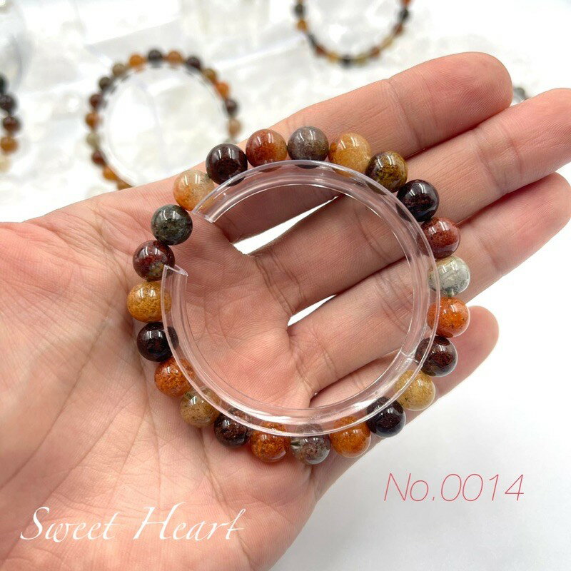 Sweet Heart 田芯精選 大自然的瑰寶 精品原礦天然彩幽靈手鏈 四季幽靈 四季招財聚財 可挑選 5