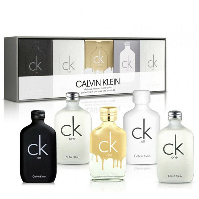 Calvin Klein 卡文克萊 CK 中性小香水禮盒5入組｜期間限定◆秋冬迷人香氛
