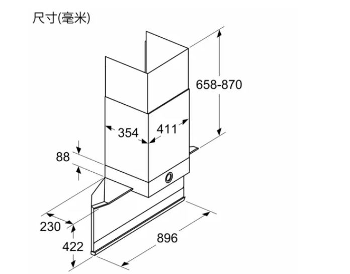 高雄 預購BOSCH DWF9GCR71W 紅外線智慧雙吸排油煙機 (90cm) 實體店面 可刷卡 3