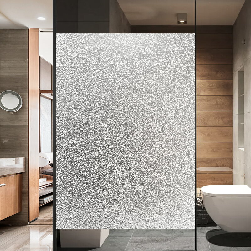 靜電磨砂玻璃貼膜貼紙浴室衛生間窗戶窗花貼透光不透明防走光家用