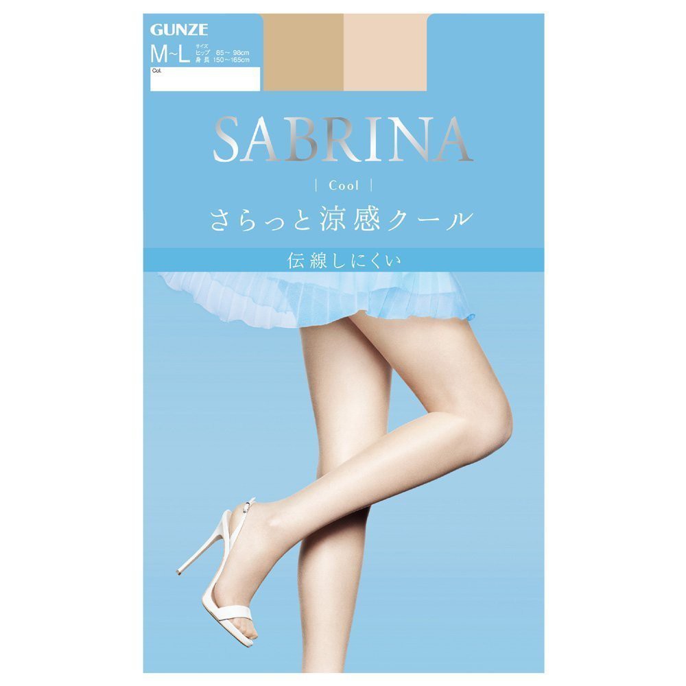 【JOKO JOKO】日本 GUNZE - SABRINA Cool️清爽涼感薄型透明絲襪/雙