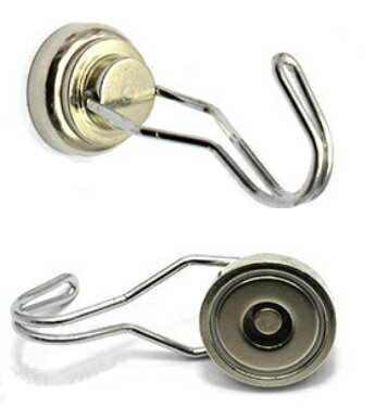 台灣現貨【磁鐵旋轉掛勾】磁鐵掛勾 強力磁鐵掛勾 釹鐵硼磁鐵 打撈磁鐵 露營掛勾 可旋轉掛鈎 超強吸力