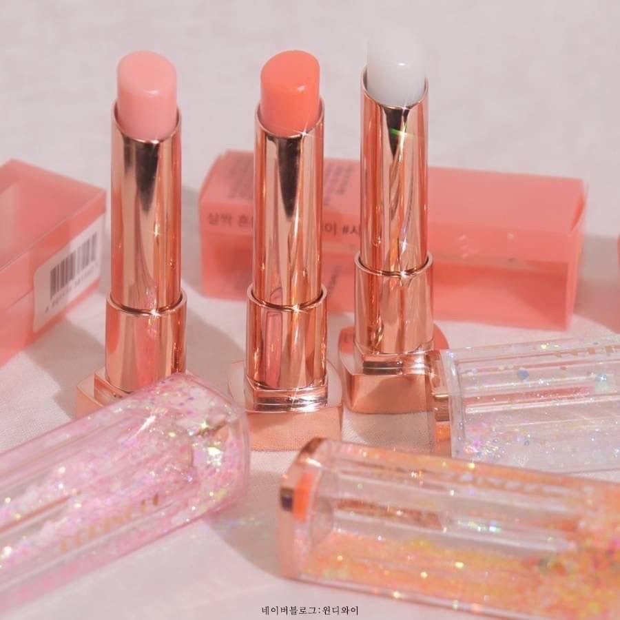 【iWork花屋】韓國流行平價彩妝品牌！Coringco 潤脣膏 變色 溫變唇膏 保濕潤脣膏 1