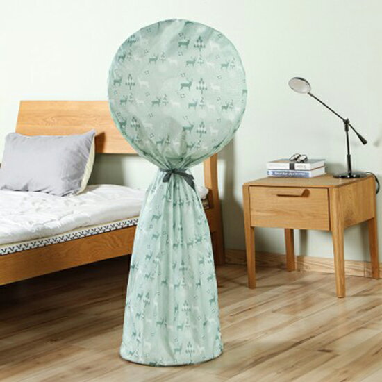 全包式電風扇防塵罩 牛津布 家用 防污 防塵 防髒 收納 風扇罩 ♚MY COLOR♚ 【P449】