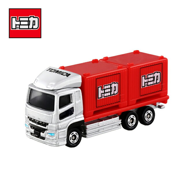 【日本正版】TOMICA NO.85 三菱 FUSO SUPER GREAT 貨櫃車 卡車 玩具車 多美小汽車 - 971986