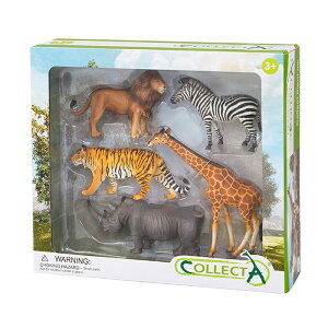 【永曄】collectA 野生動物禮盒(5入)~英國高擬真模型-R84108 / 無毒環保PVC材質