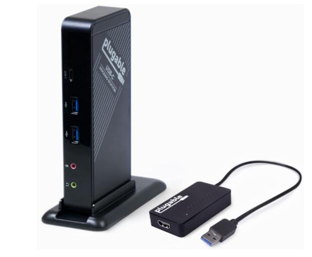 [2美國直購] (2021款apple M1可用) Plugable USB-C Docking Station with 60W Charging B098V1XSJN
