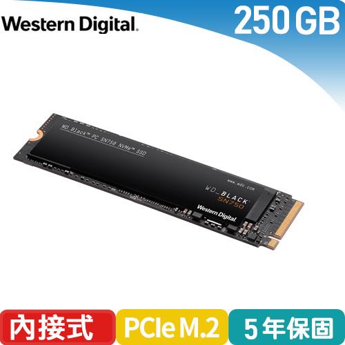 WD 威騰 黑標 SN750 250GB NVMe PCIe SSD固態硬碟