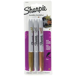 美國 Sharpie 1823815 金屬粗字萬用筆 三支組 麥克筆 簽字筆 奇異筆 1.0mm