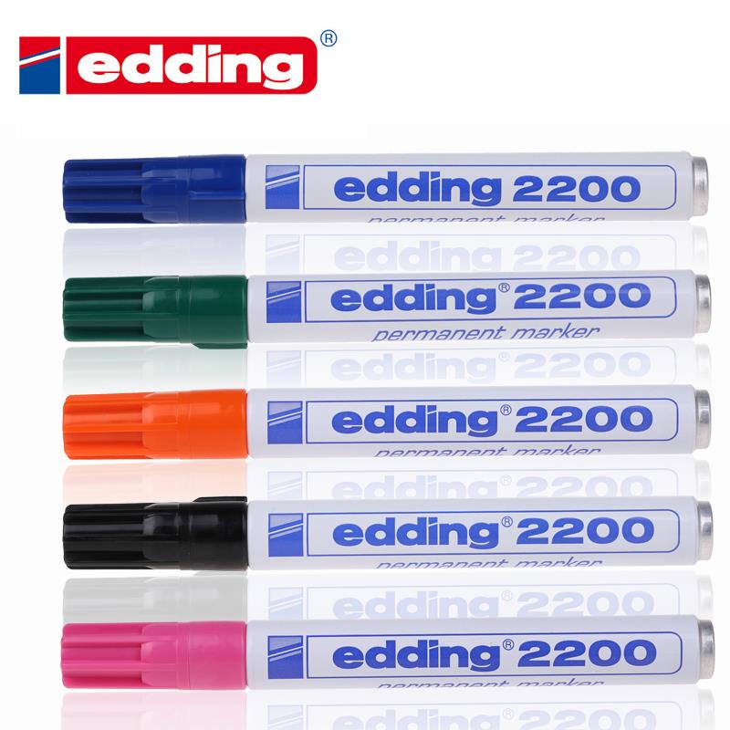德國edding/威迪 2200 油性不易掉色標記 記號筆 斜尖油漆筆1-5mm