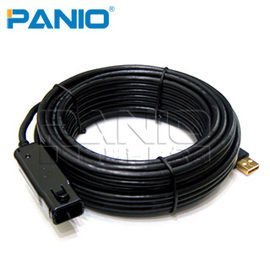 PANIO 訊號加強延長連接線 【UE12C】 USB2.0 電腦USB孔延長傳輸線12米 台灣製 新風尚潮流